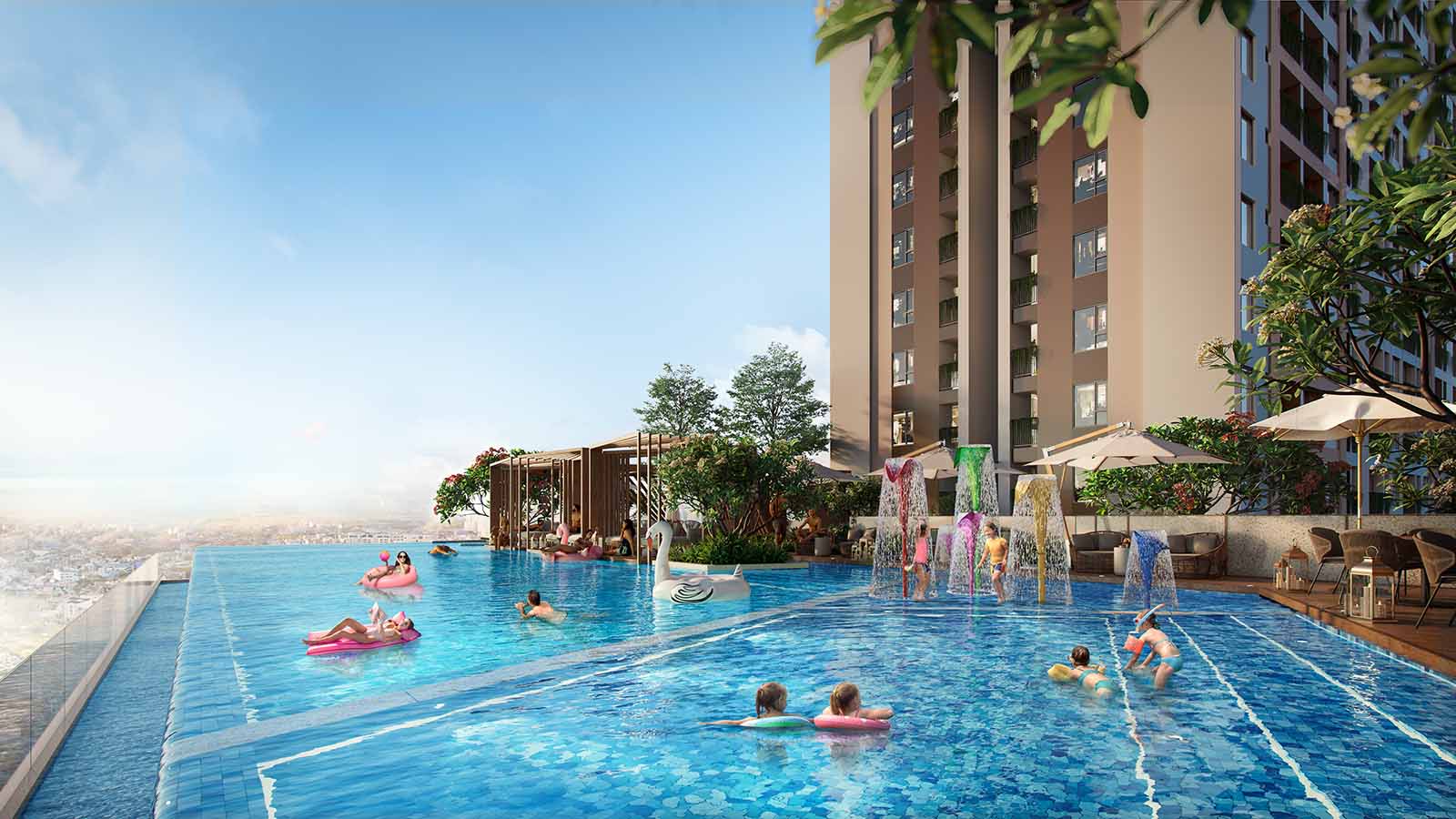 tiện ích hồ bơi picity metropolis
